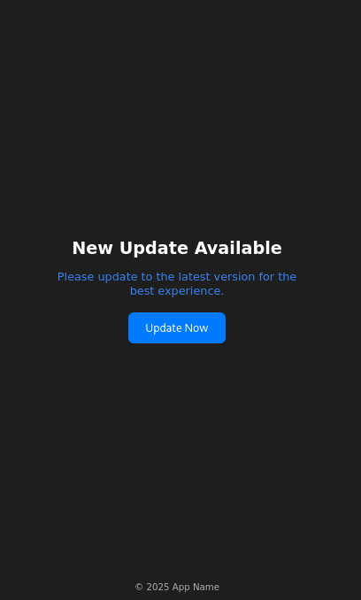 Fake Update screen &mdash; the social-engineering UI the orchestrator presents to the victim while downstream payloads are installed in the background.